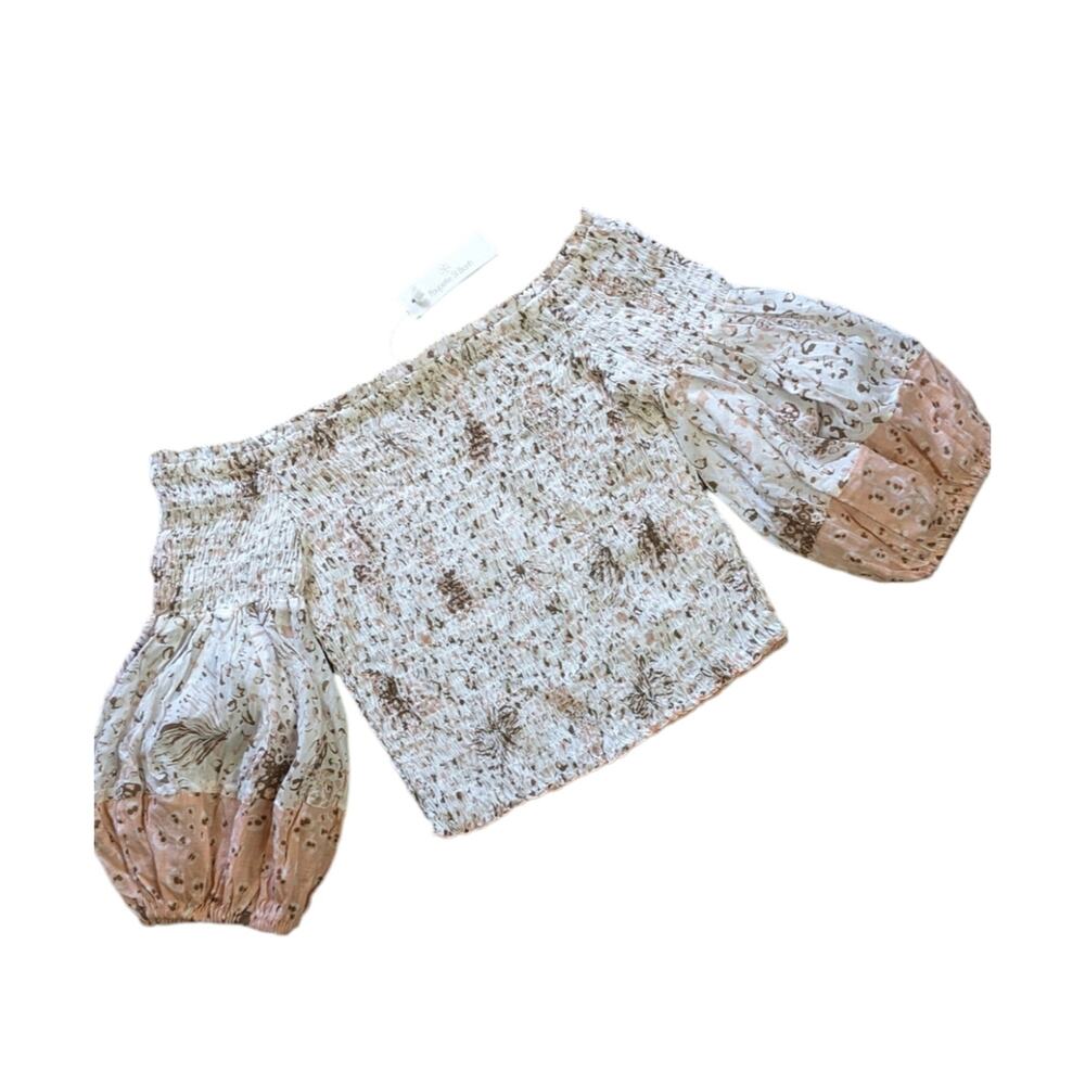 Poupette St. Barth Ariel top pink St. Tropez size S/M NWT